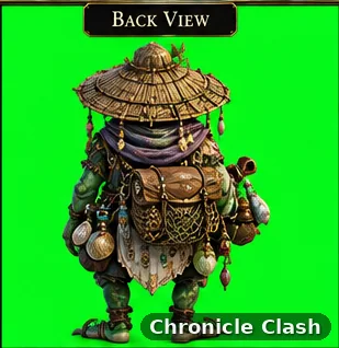 Chronicle Clash artwork: Character Crownfen Marsh Marsh Traveler Back