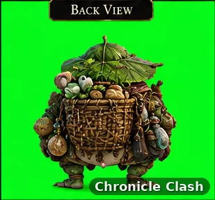 Chronicle Clash artwork: Character Crownfen Marsh Reed Gatherer Back