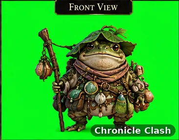 Chronicle Clash artwork: Character Crownfen Marsh Reed Gatherer Front