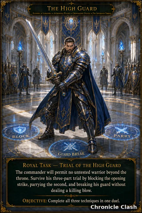Chronicle Clash artwork: Objective The High Guard Elindor
